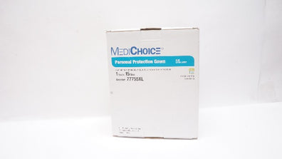 MediChoice 77755XL Owens & Minor Personal Protection Gown,Blue XL - Box of 15